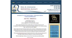 Desktop Screenshot of johnsonreporting.com